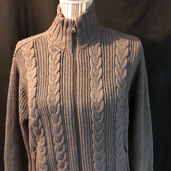 Timberland Knitted Zip-up Sweater sz: Small - Picture 5 of 8